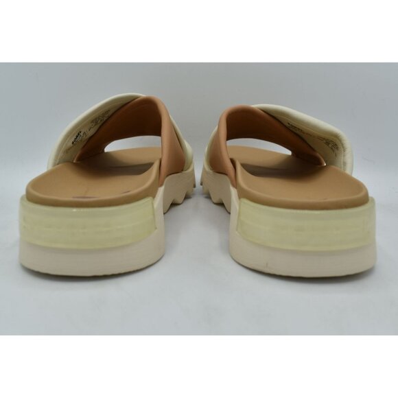 Sorel Womens Size 9.5 Viibe Honest Beige Chalk Open Toe Slide Sandals Shoes - Picture 5 of 14